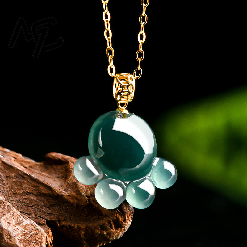 Natural Real Emerald Blue Wate - Women'S Fashion ulasan dan harga