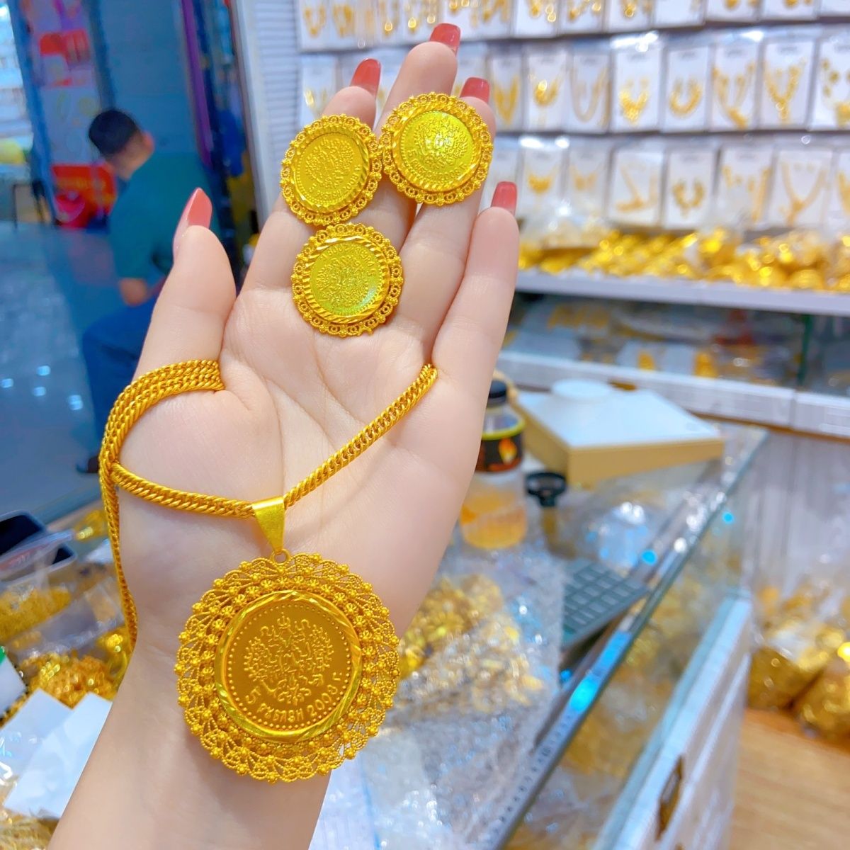New 24K Gold Plated Dubai Jewe - Women'S Fashion Rings Gold ulasan dan harga