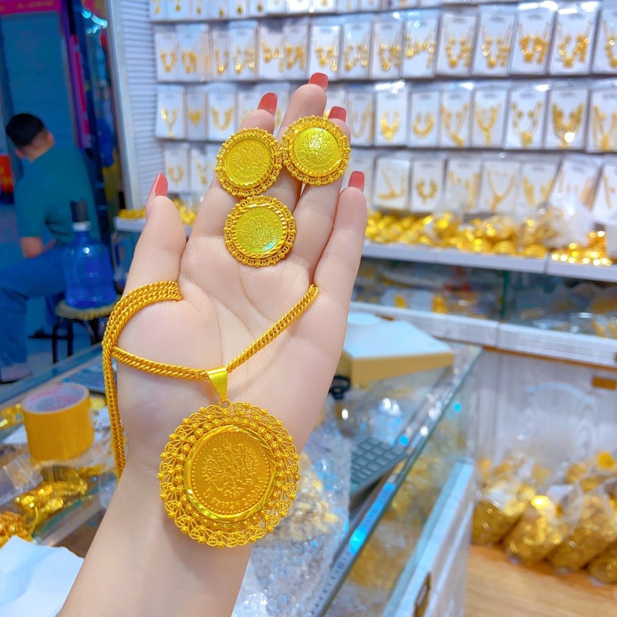 New 24K Gold Plated Dubai Jewe - Women'S Fashion Rings Gold ulasan dan harga
