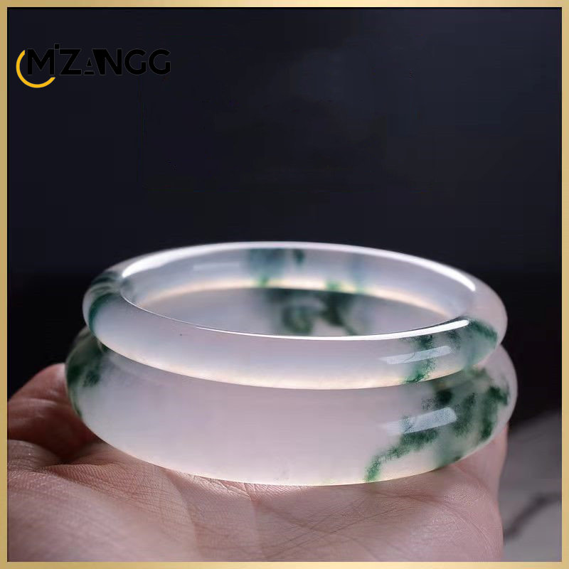 Natural Green Jadeite Bangle J - Women Fashion Jewellery ulasan dan harga