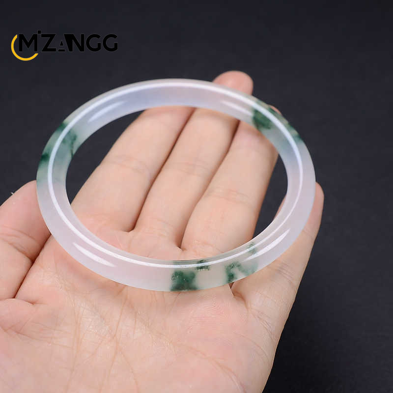 Natural Green Jadeite Bangle J - Women Fashion Jewellery ulasan dan harga
