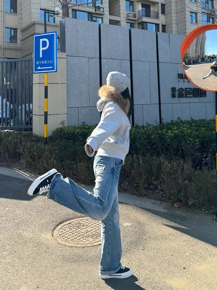 Low Rise Jeans Y2K 2000S Cloth - Women'S Fashion Utility Pants ulasan dan harga