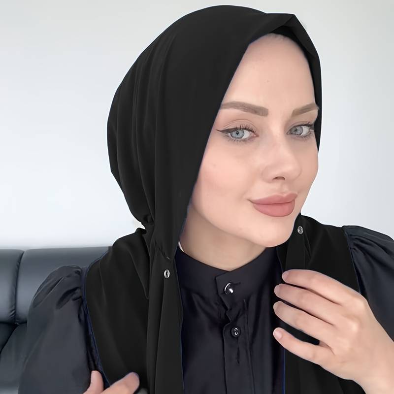 Muslim fashion simple solid co - Women'S Fashion Hats ulasan dan harga