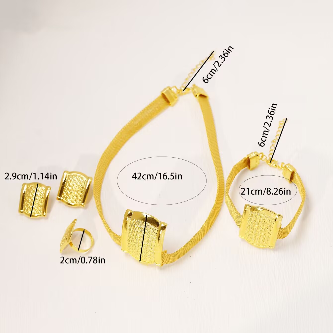 New Dubai Germany Italy UK 24K - Women'S Fashion Rings Gold ulasan dan harga