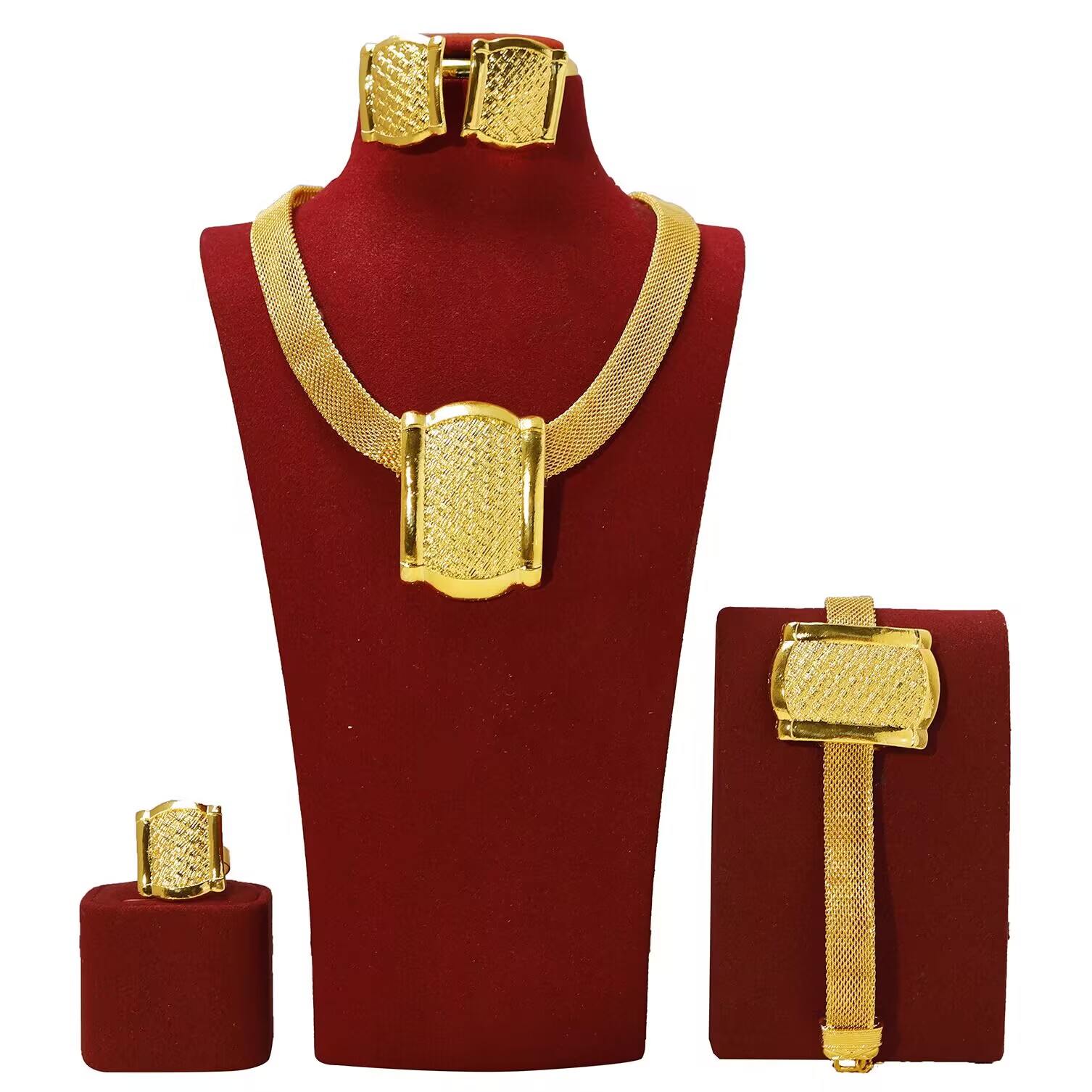 New Dubai Germany Italy UK 24K - Women'S Fashion Rings Gold ulasan dan harga