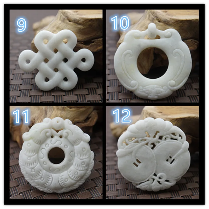 Natural White Jade Carved Luck - Women Fashion Jewellery ulasan dan harga