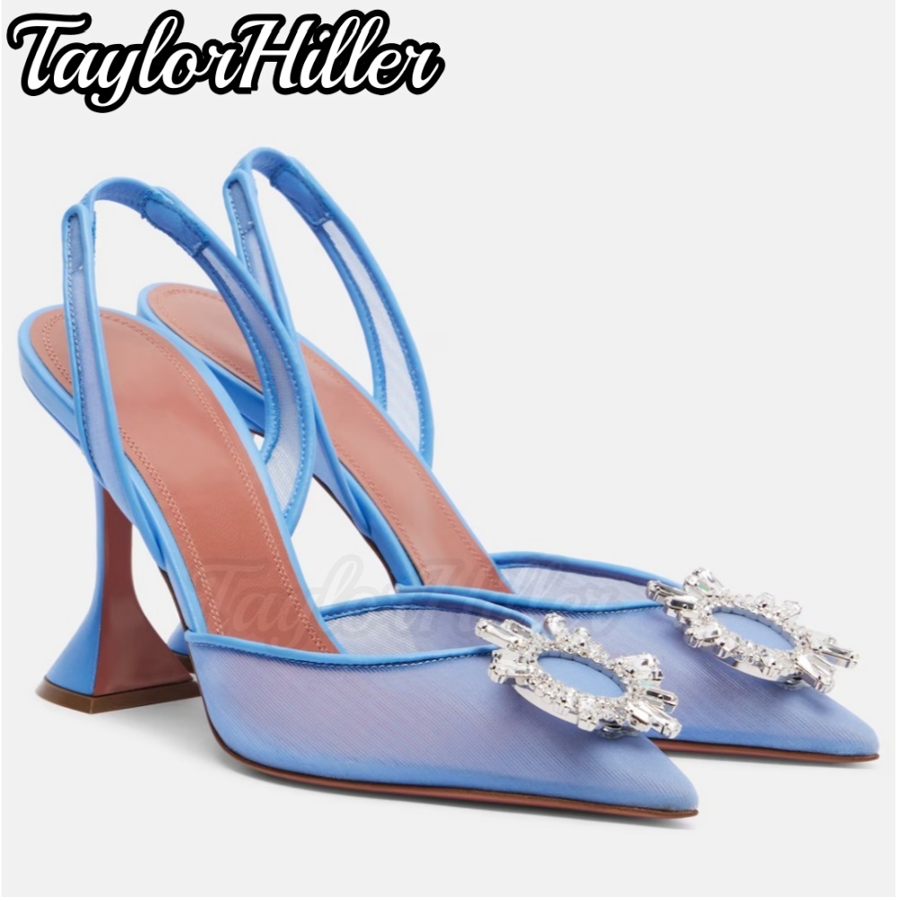 Silver Crystal Slingback Heele - Women'S Fashion Spring Summer 2026 ulasan dan harga