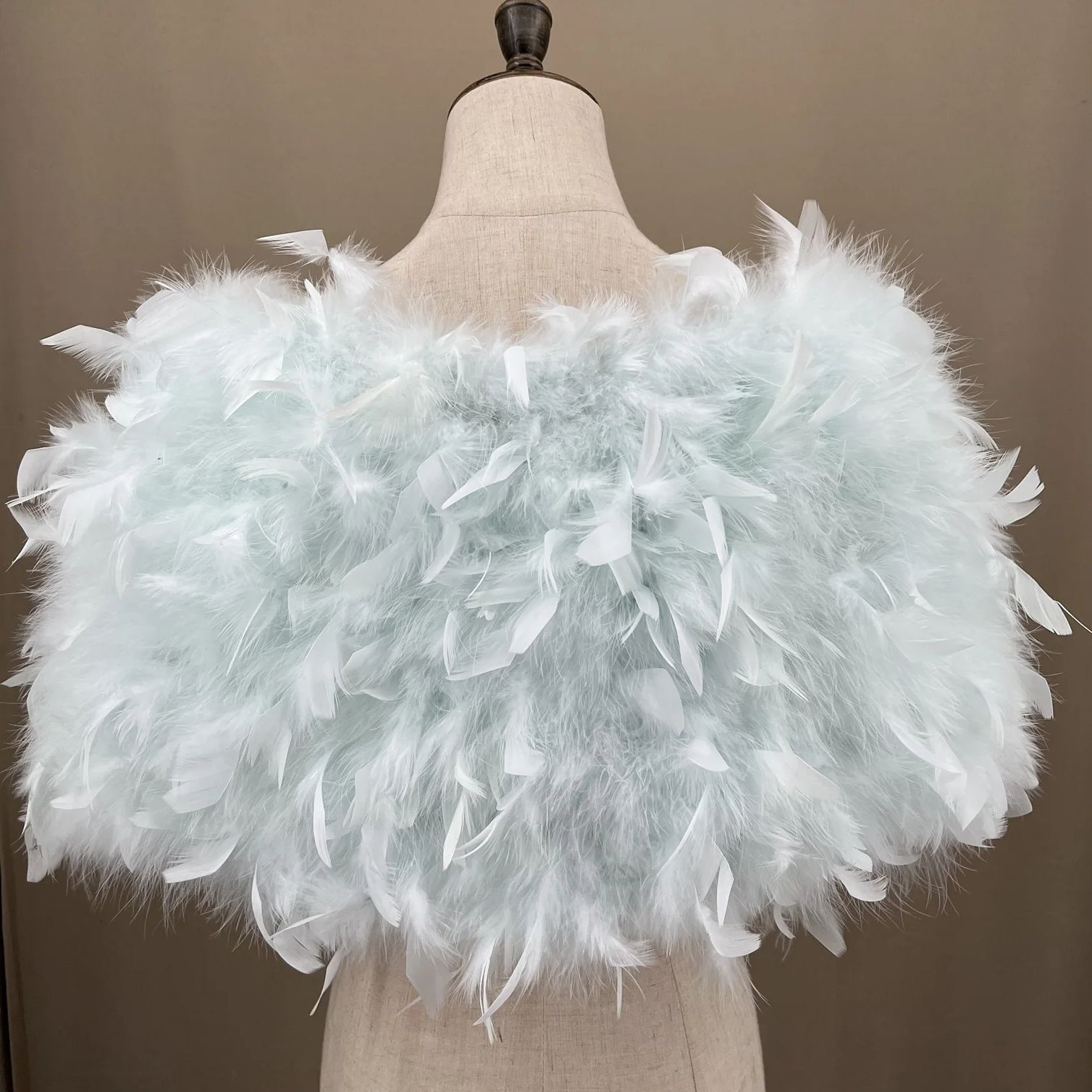 Real Turkey Feather Shawl with - Turkey Women Fashion ulasan dan harga